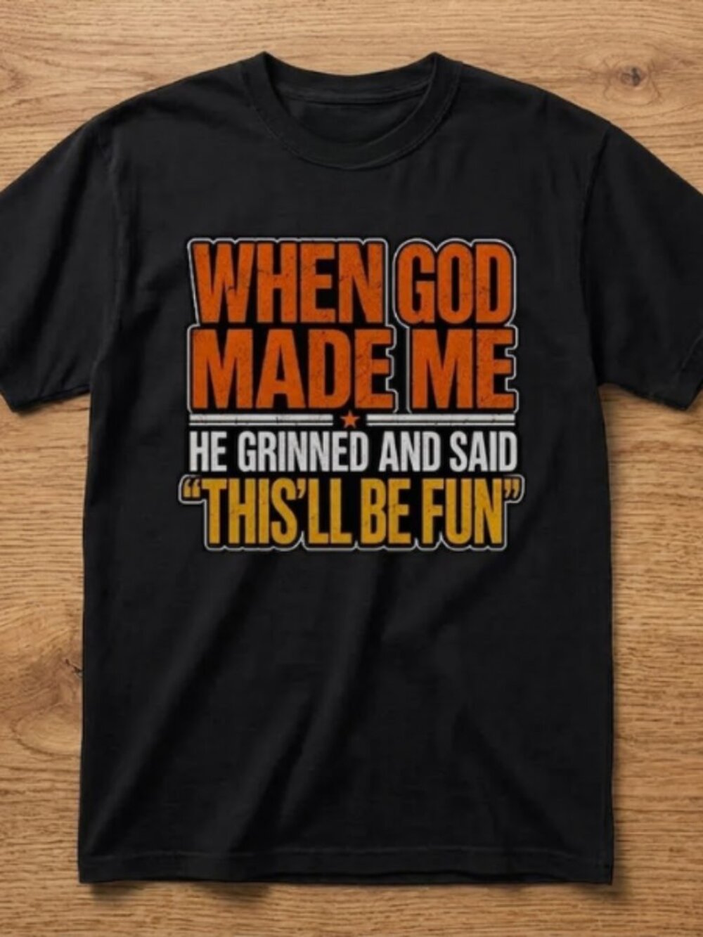 Funny Christian oversized tee Black Unisex  T-Shirt